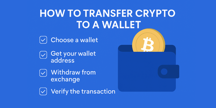 Step-by-step process for transferring cryptocurrency from an exchange to a private wallet